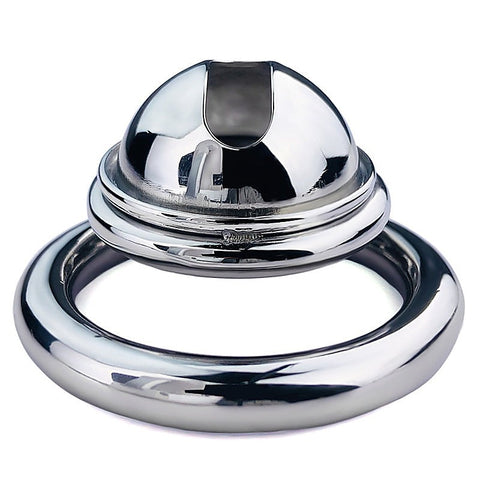 Male Chastity Device Penis Cage With Flat Ring by BDStyle - Male Chastity
