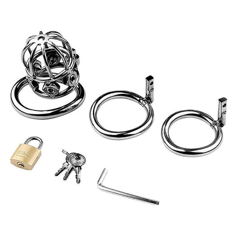 BDStyle Spike Alloy Male Chastity Cock Cage - Male Chastity