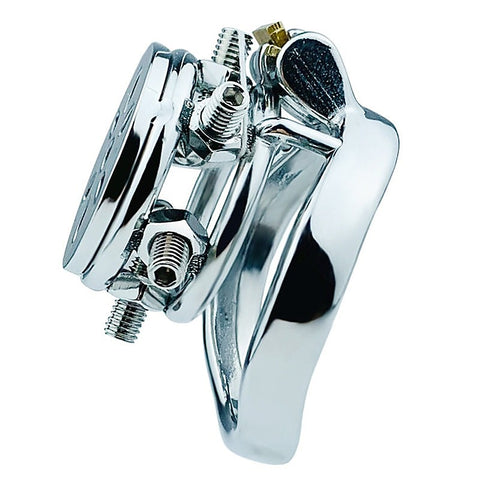 Rivet Screw Cover Mens Chastity Lock Cage by BDStyle - Male Chastity
