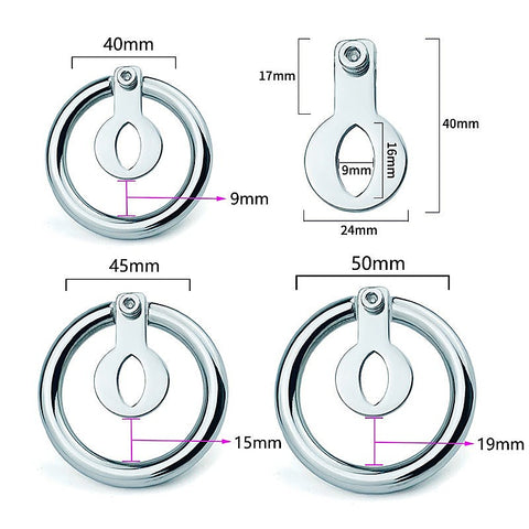 Hex Screw Pad Mens Cock Cage by BDStyle - Male Chastity