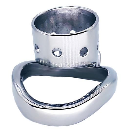 BDStyle Bent Ring Cylindrical Short Male Chastity Lock - Male Chastity