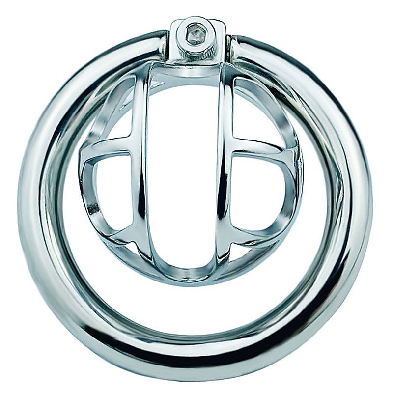 Hex Screw Steel Men's Cock Cage by BDStyle - Male Chastity