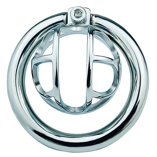 BDStyle Hex Screw Steel Mens Cock Cage - Male Chastity