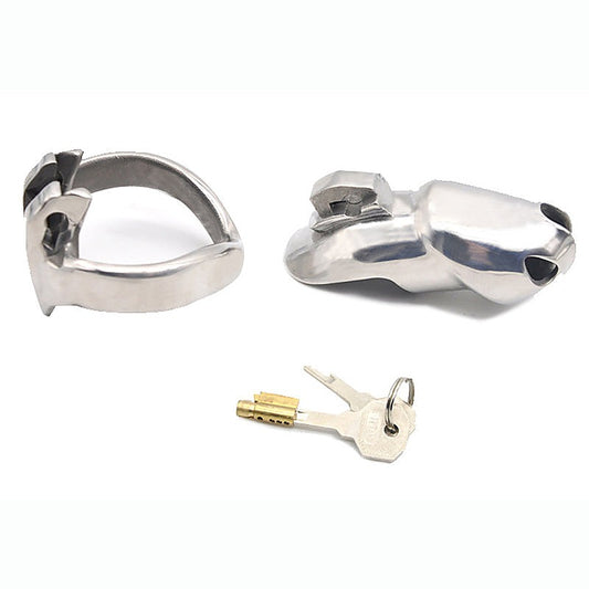 BDStyle Stainless Steel Male Metal Chastity Cage HTV3 Small - Male Chastity