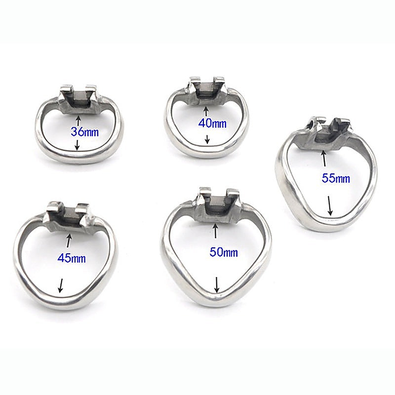 BDStyle Stainless Male Metal Chastity Cage HTV3 Large - Male Chastity