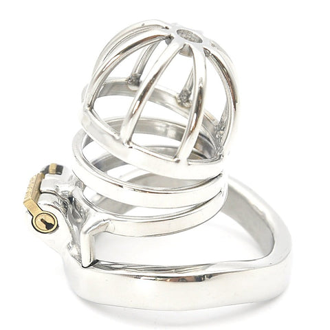 New Bent Ring Male Chastity Cock Cage By Bdstyle - Male Chastity