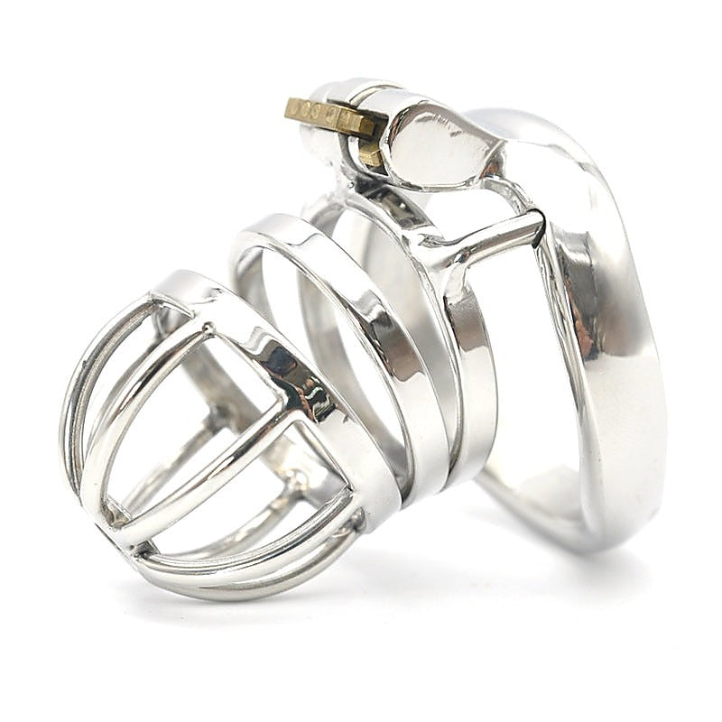 New Bent Ring Male Chastity Cock Cage By Bdstyle - Male Chastity