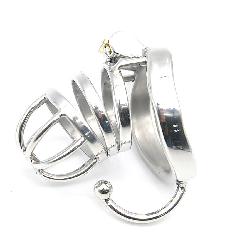 Ball Hook Mens Chastity Cock Cage by BDStyle - Male Chastity