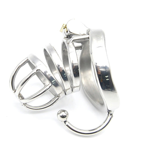 Ball Hook Mens Chastity Cock Cage by BDStyle - Male Chastity