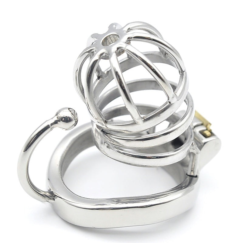 Ball Hook Mens Chastity Cock Cage by BDStyle - Male Chastity