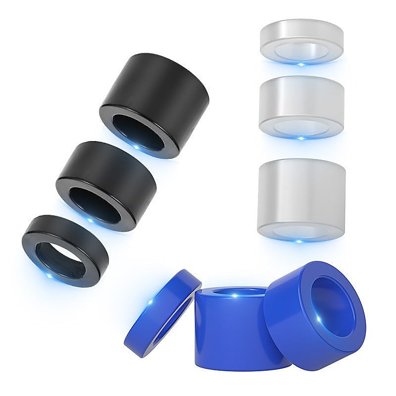 Soft Bonder Delay Stretchy Cock Ring Set by BDStyle - Cock Ring Sets