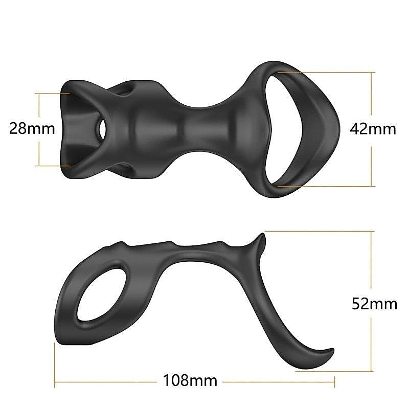Penis Ring Skeleton Model by BDStyle - Silicone Cock Rings