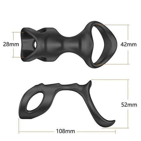 Penis Ring Skeleton Model by BDStyle - Silicone Cock Rings