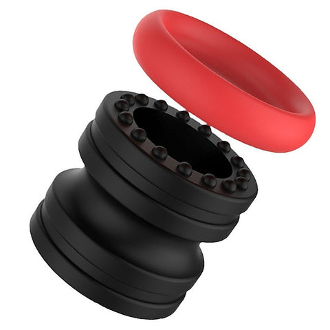 2 Piece Mens Silicone Ball Stretcher by BDStyle - Ball Stretchers and Crushers