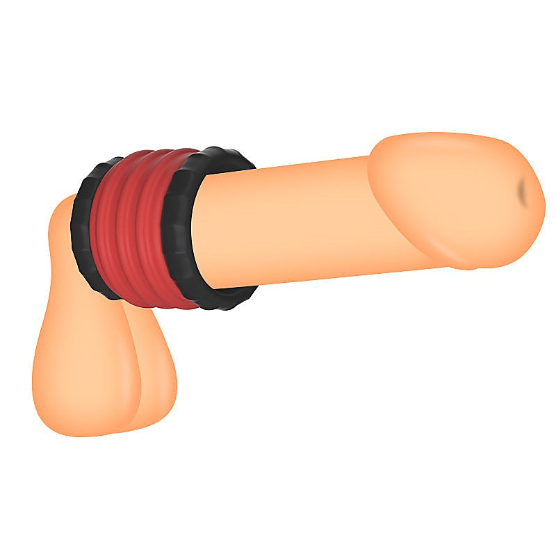 Male Scrotum Testicle Squeeze Cock Rings by BDStyle - Stretchy Cock Rings