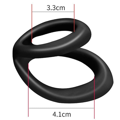 Uplift Silicone Cock and Ball Support by BDStyle - Stretchy Cock Rings