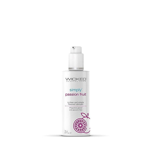 Wicked Simply Aqua Passion Fruit - Elevate Your Intimacy - Water Based Lubes