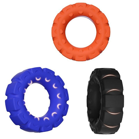 Tread Ultimate Tire Silicone Cock Ring by BDStyle - Stretchy Cock Rings