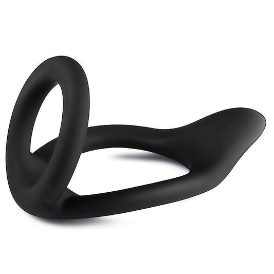 Sex Delay Silicone Dual Cock Ring by BDStyle - Stretchy Cock Rings