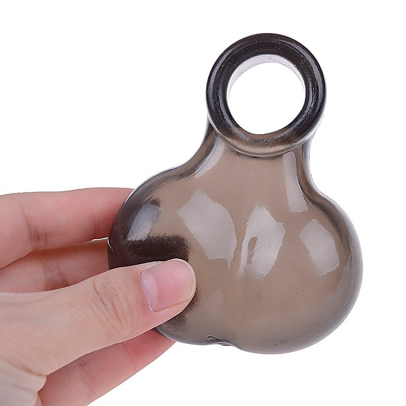 Soft Scrotum Erection Enhancer Penis Sleeve by BDStyle - Ball and Cock Toys
