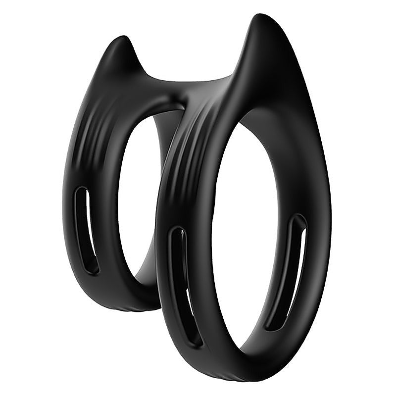 Capen Dual Stretchy Silicone Cock Ring by BDStyle - Stretchy Cock Rings