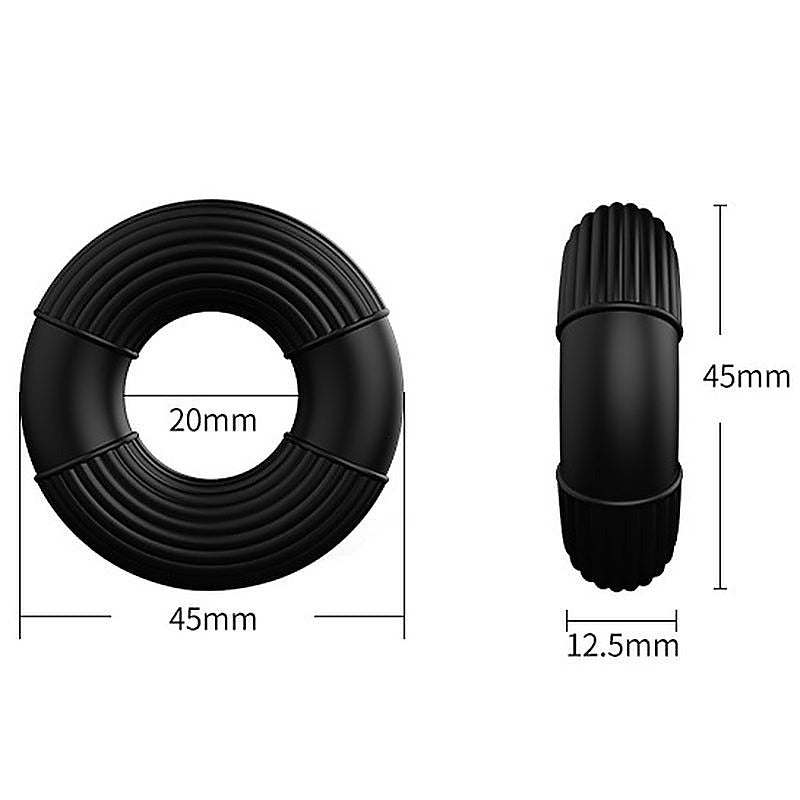 Michelin Super Stretchy Silicone Cock Ring by BDStyle - Stretchy Cock Rings