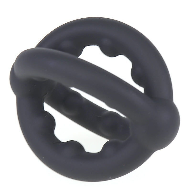Cross Sex Delay Stretchy Silicone Cock Ring by BDStyle - Stretchy Cock Rings