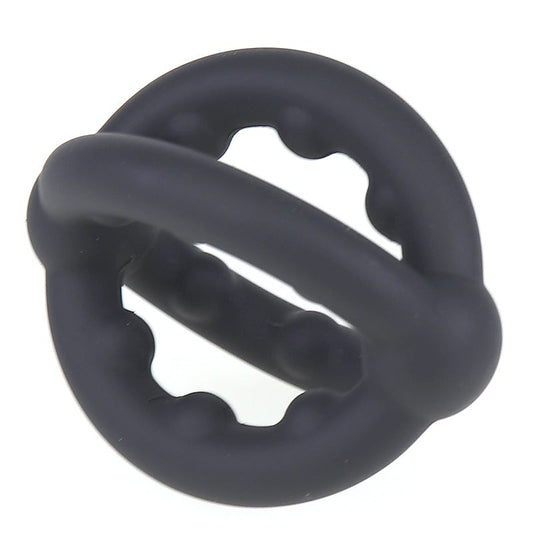 BDStyle Cross Sex Delay Stretchy Silicone Love Ring - Stretchy Cock Rings