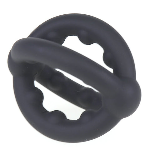 Cross Sex Delay Stretchy Silicone Cock Ring by BDStyle - Stretchy Cock Rings
