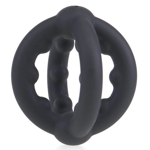 Cross Sex Delay Stretchy Silicone Cock Ring by BDStyle - Stretchy Cock Rings