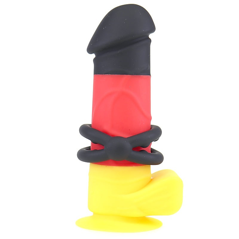 Cross Sex Delay Stretchy Silicone Cock Ring by BDStyle - Stretchy Cock Rings