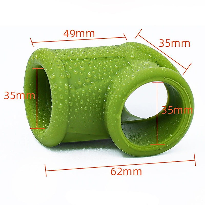 Stretchy Silicone Cock and Ball Ring by BDStyle - Ball and Cock Toys