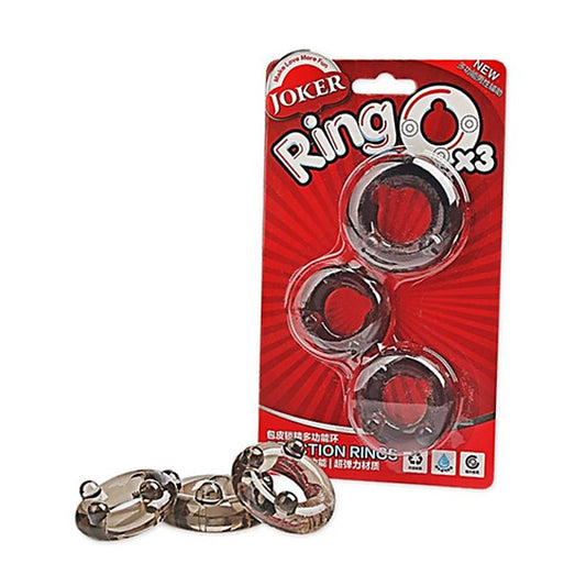 BDStyle Joker Erection Enhancer Mens Cock Rings Set - Cock Ring Sets