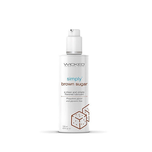 Wicked Simply Aqua Brown Sugar - Elevate Your Sensual Experience - Water Based Lubes