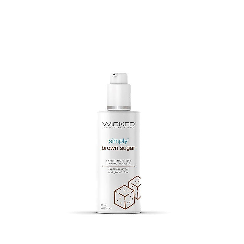 Wicked Simply Aqua Brown Sugar by Wicked Sensual Care - Water Based Lubes