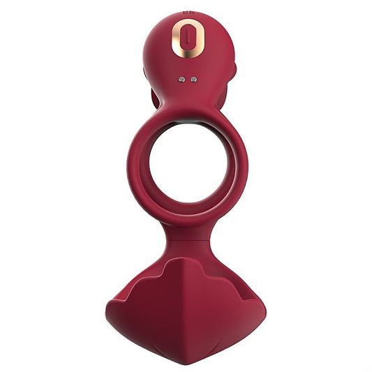 12 Functions Clit Stimulator Cock Ring by BDStyle - Vibrating Cock Rings
