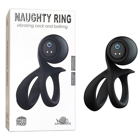 Naughty Vibrating Cock and Ball Ring by BDStyle - Vibrating Cock Rings