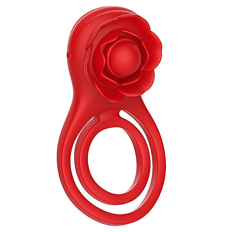 Rose Shackle Plus App Remote Control Vibrating Penis Ring - Vibrating Cock Rings
