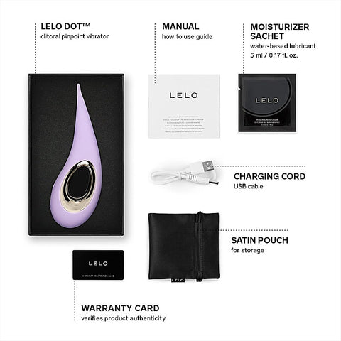 Dot Women's Clitoral Pinpoint Vibrator by Lelo - Clit Ticklers and Pulsators