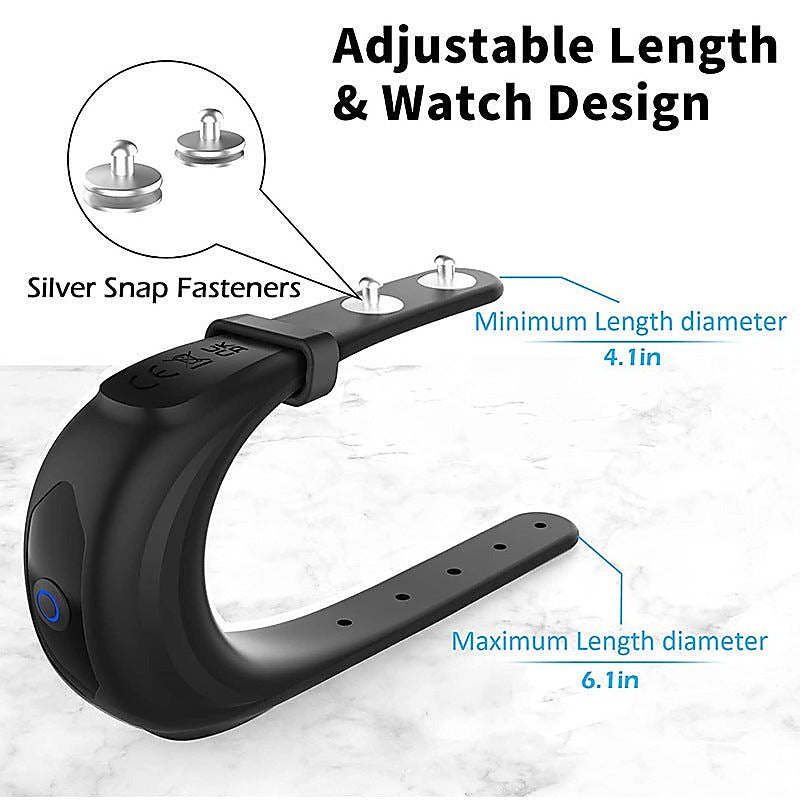 Wrist Watch Adjustable Size Vibrating Cock Ring by BDStyle - Vibrating Cock Rings