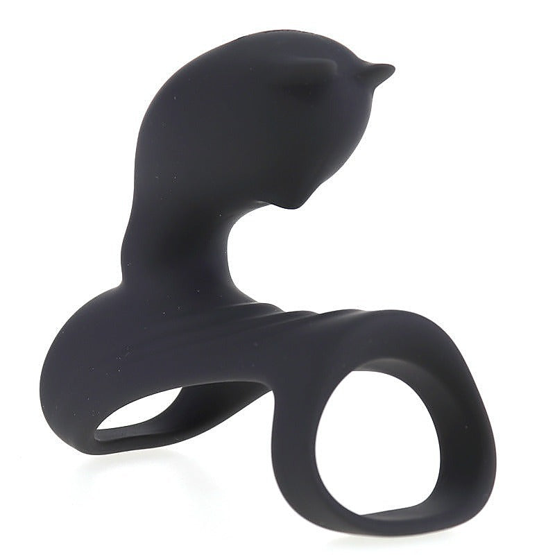 S-Hande Hi Fun Vibrating Mens Cock Ring With Clit Stimulation - Vibrating Cock Rings