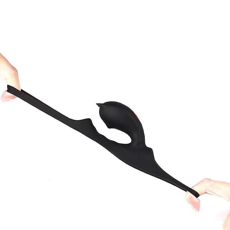 S-Hande Hi Fun Vibrating Mens Cock Ring With Clit Stimulation - Vibrating Cock Rings