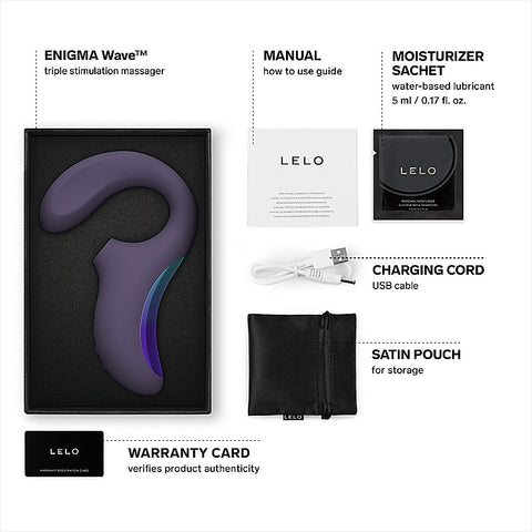 Enigma Wave Dual Stimulating Suction Vibrator by Lelo - Personal Massagers