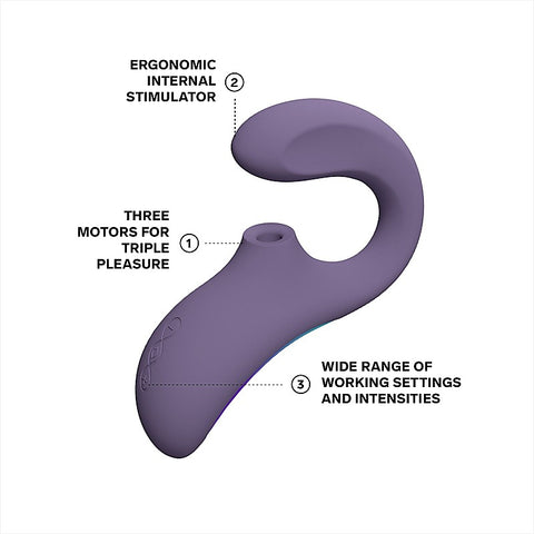 Enigma Wave Dual Stimulating Suction Vibrator by Lelo - Personal Massagers