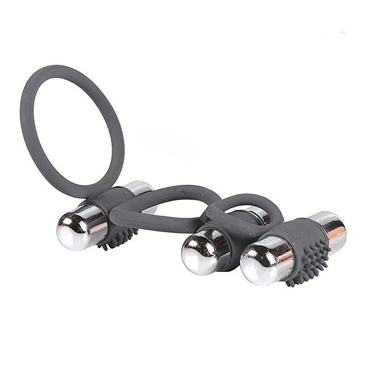 BDStyle Three Ring 7 Model Vibration Cock Ring - Vibrating Cock Rings