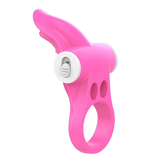 BDStyle Tongue Shaped Multi Functions Mens Vibrating Cock Ring - Vibrating Cock Rings
