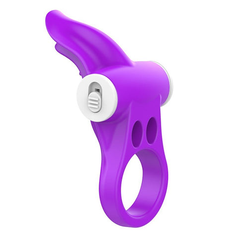 Tongue Shaped Multi Functions Mens Vibrating Cock Ring - Vibrating Cock Rings