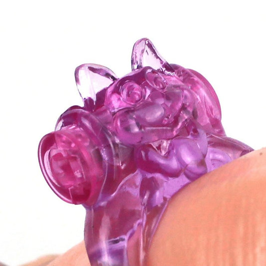 BDStyle Multi Functions TPR Vibrating Cock Ring - Vibrating Cock Rings
