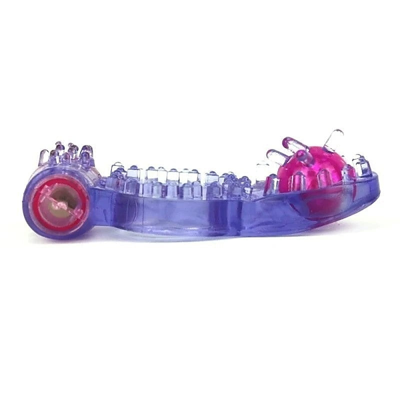 Hem Beads Soft TPR Vibrating Cock Ring by BDStyle - Vibrating Cock Rings