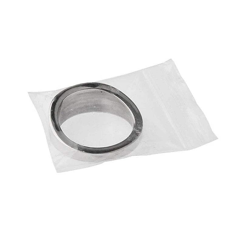 Stainless Steel Chrome Rooster Penis Ring by BDStyle - Steel Cock Rings
